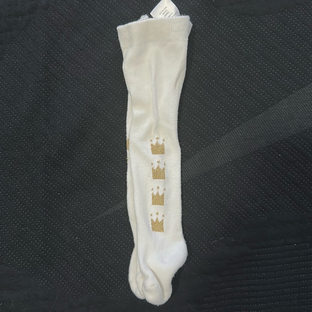 Gymboree Gold Crown Tights 0-3M